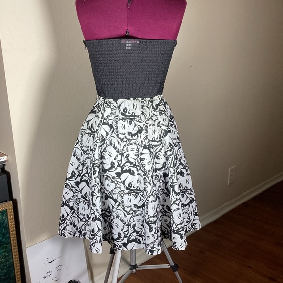 Betsey Johnson Marilyn Monroe Strapless Swing Dress-with pockets! Stunning!💋 - Picture 2 of 8